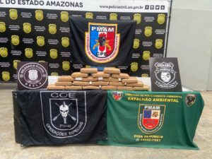 Polícia apreende 25kg de maconha avaliados em cerca de R$ 400 mil no AM